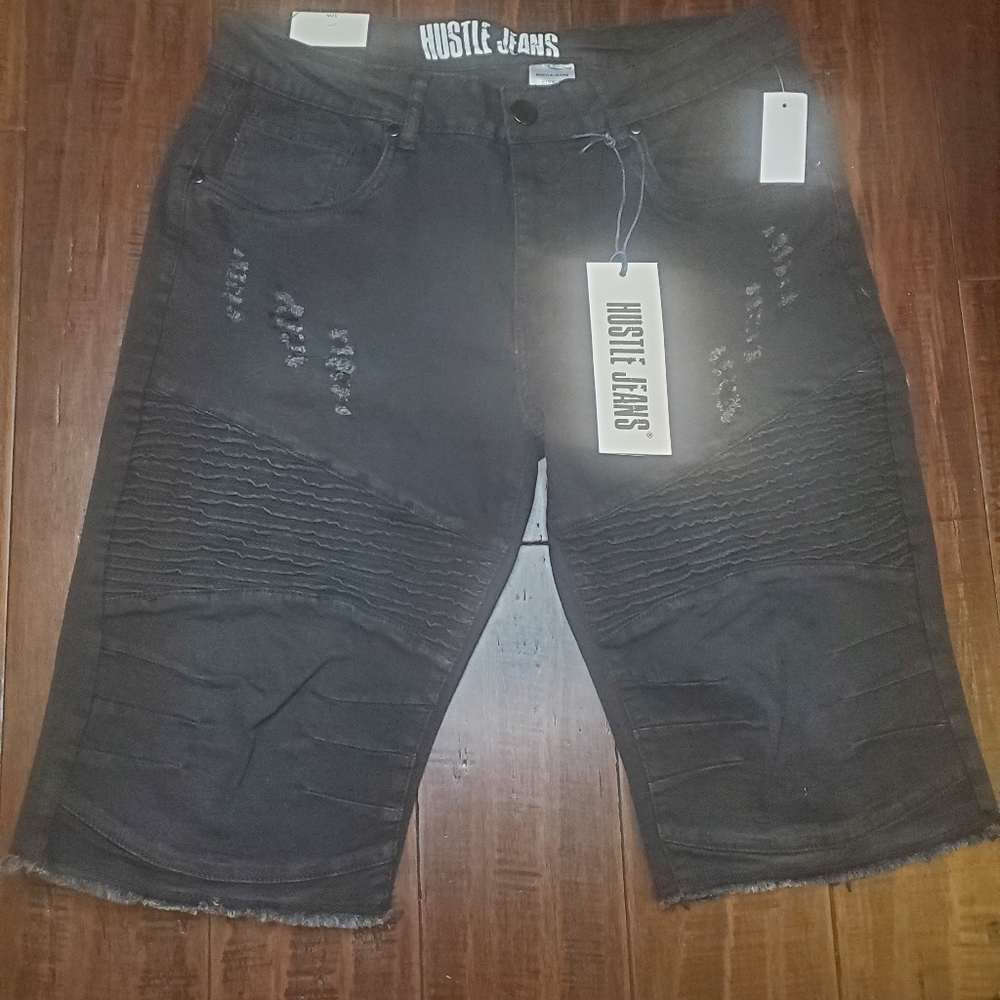 Hustle Super Stretch Jean Shorts sz 32